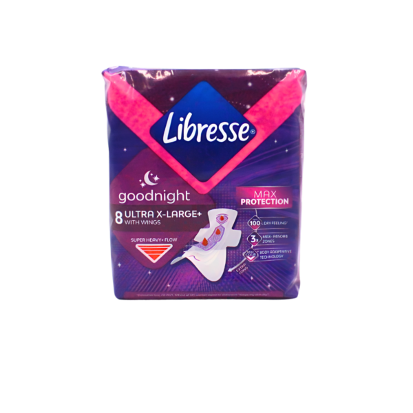 Libresse goodnight higijenski ulošci sa krilcima ultra large, 8kom