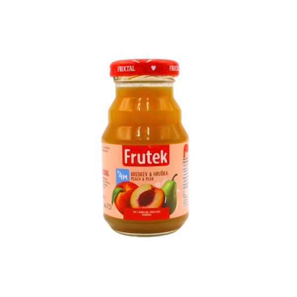 Frutek sok od breskve i kruške, 4+mj, 125ml