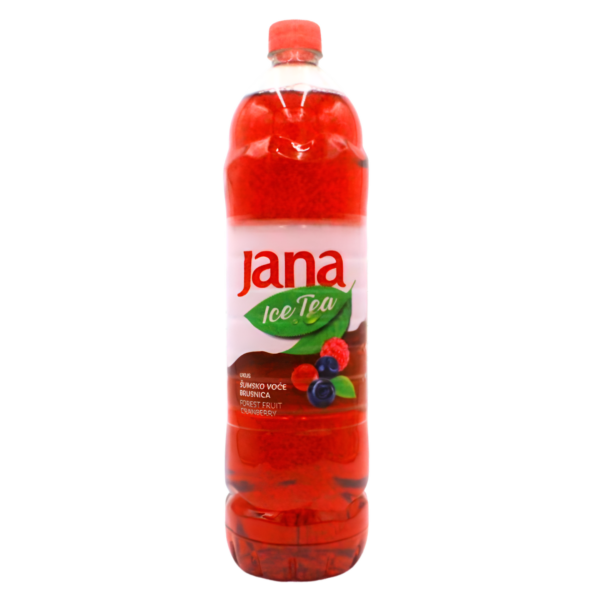 Ledeni čaj šumsko voće-brusnica 1,5l Jana
